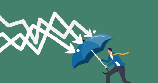 recession illustration concept